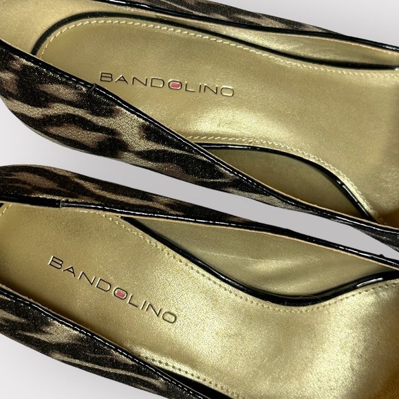 Bandolino Classic DYRE LEOPARD Pumps Heels Sz 8M - Picture 5 of 7